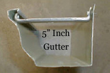 5 five inch gutters