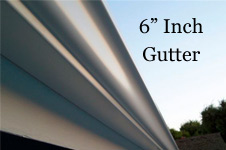 6 inch gutters